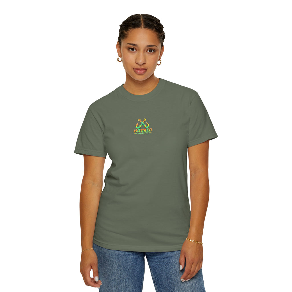 Retro 80s Tripple Fish Fishing Tee — Hooked Horizon Co.  Angler Gifts Ocean Lover Gifts