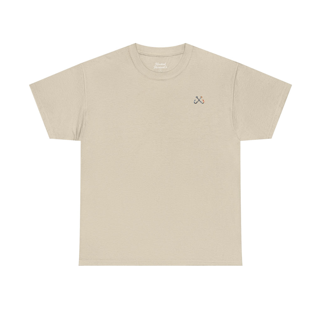 Hammer Head Hooked Horizon Co Tee—Ocean Graphic Tee — "Beloved" Ray Design