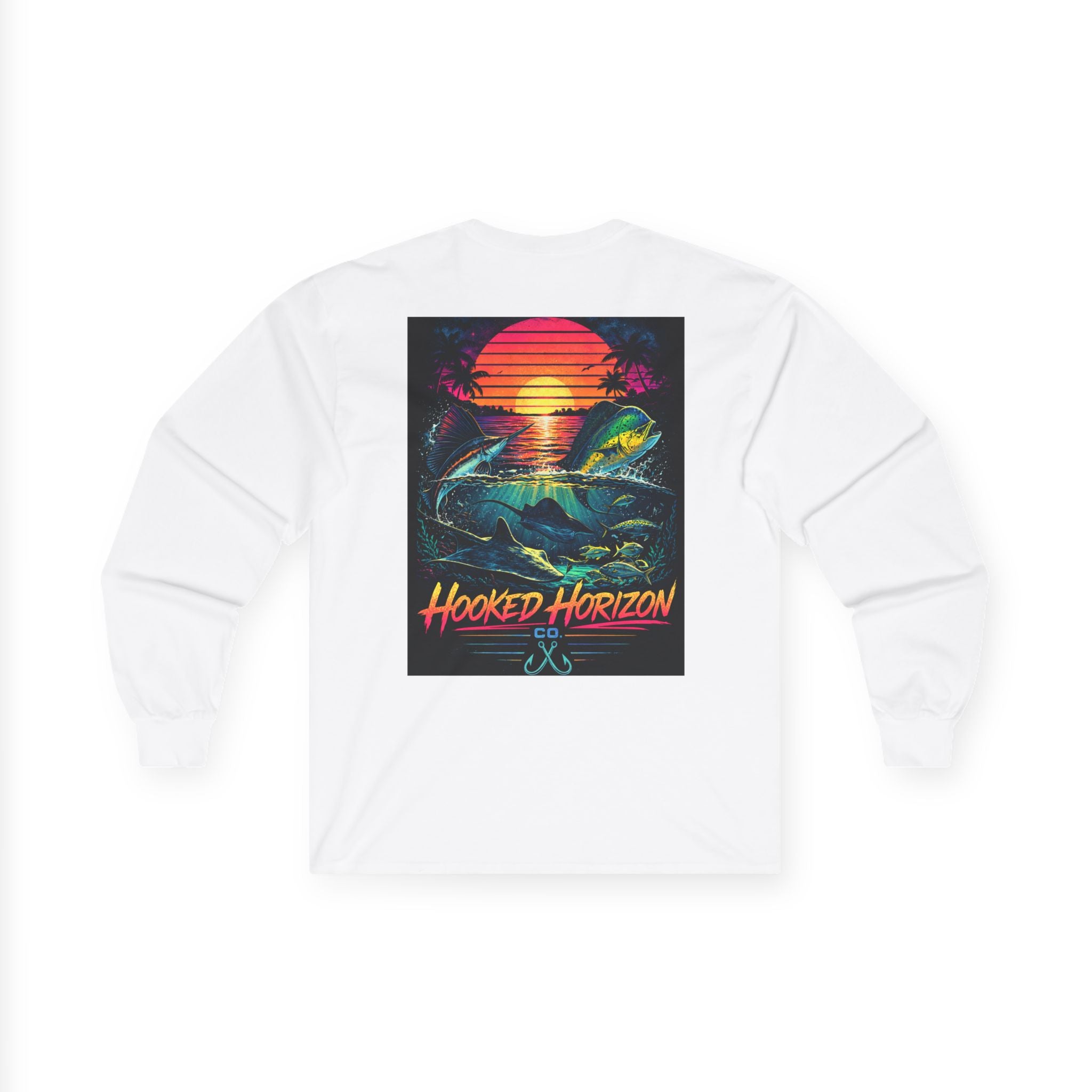 Hooked Horizon Co.  Sunset Long Sleeve Tee— Multiple Color Variations