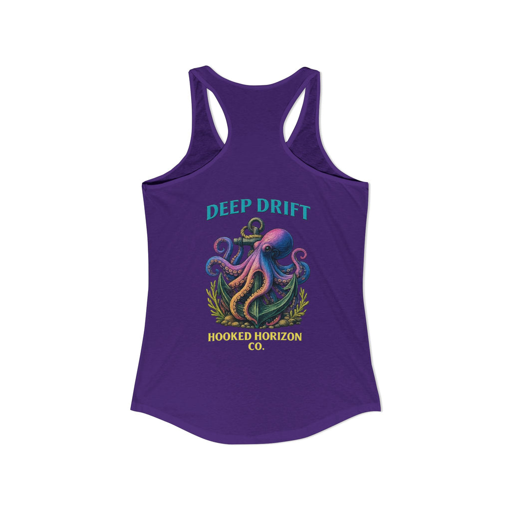 Rainbow Octopus Deep Drift– Hooked Horizon Co. Gifts for Ocean Lovers, Nautical Fashion, Everyday Comfort, Perfect Gift for Her