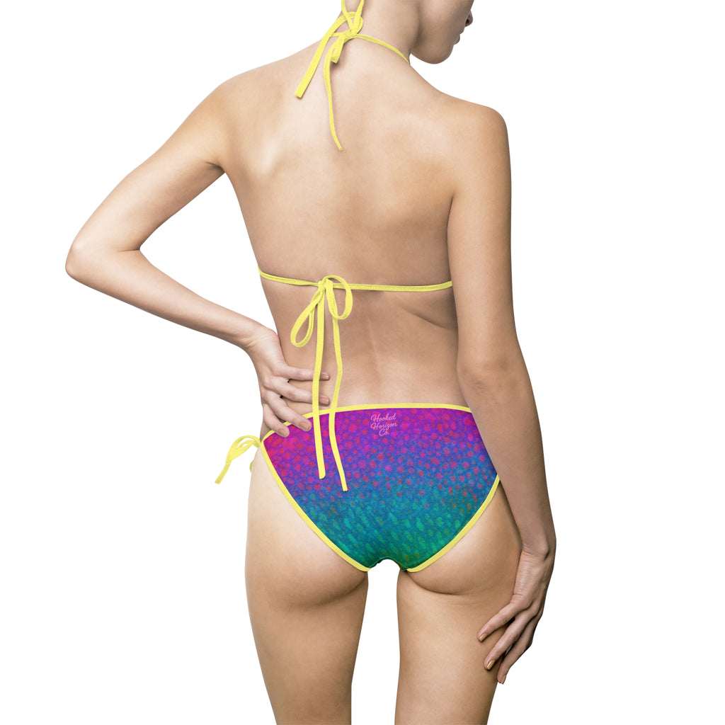 Speckled Color Bikini —  Hooked Horizon Co. Swimsuit, Summer Beachwear, Swimwear for Vacations, Pool Parties, Tropical Getaways, Custom Strap Colors – Multiple Variations