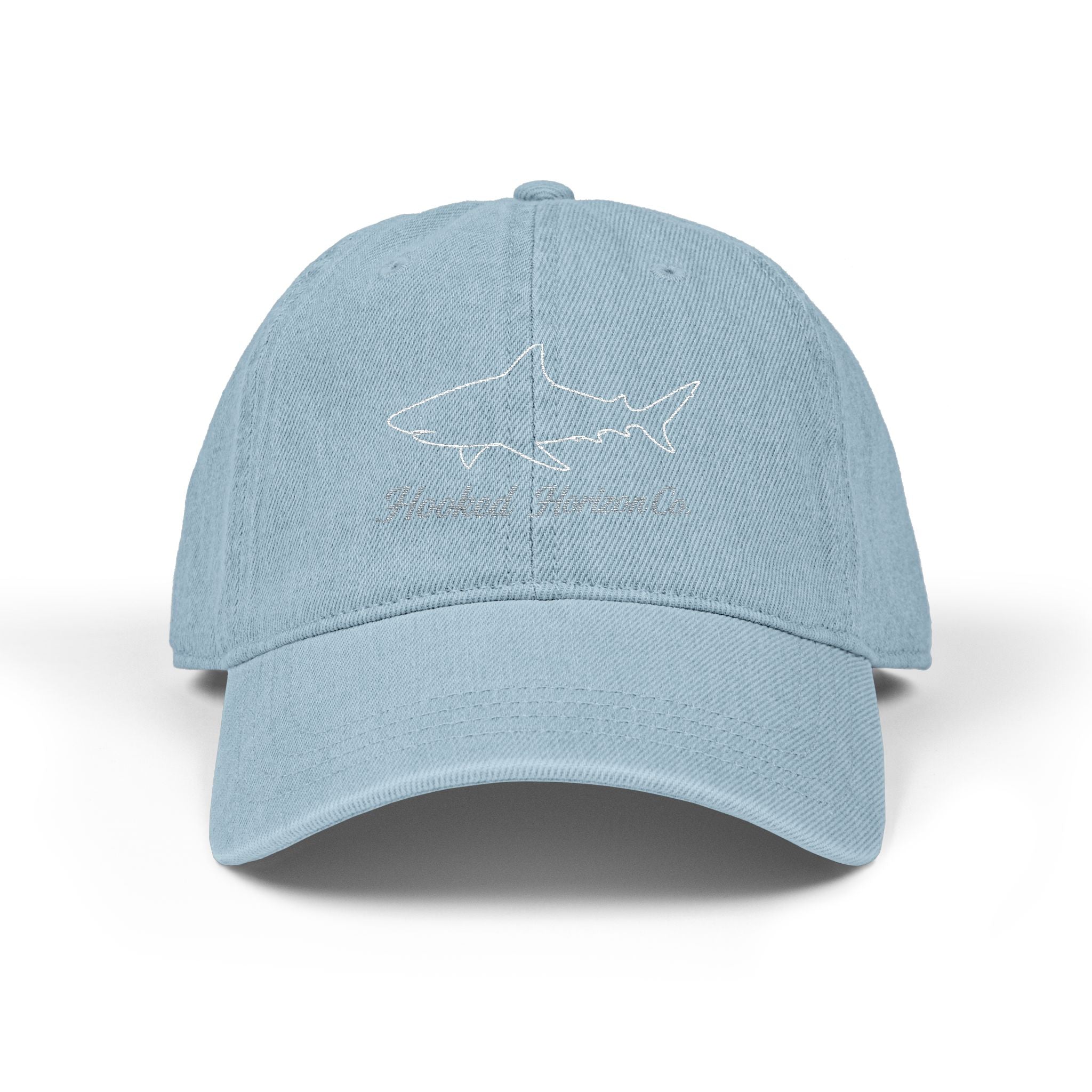 Shark Hooked Horizon Co. Denim Hat (Embroidery)