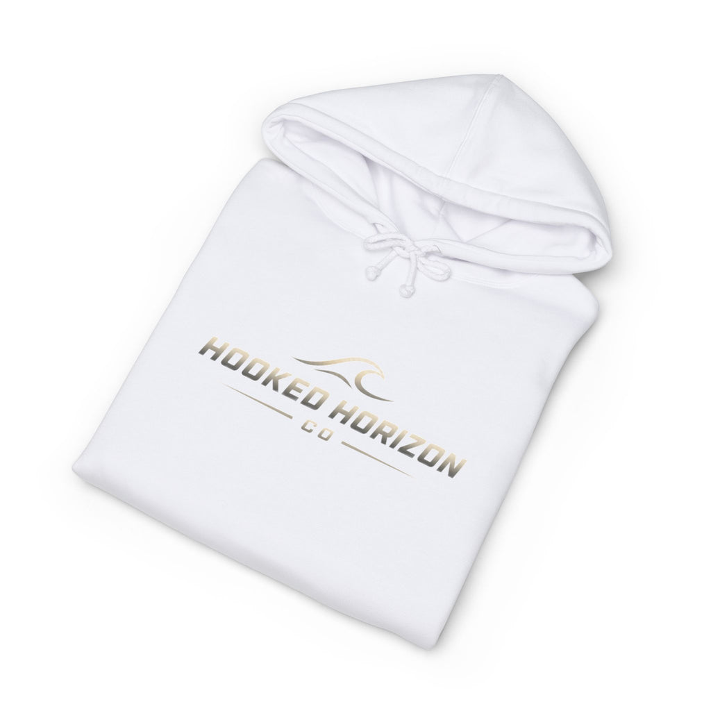Wave Hoodie Hooked Horizon Co. — Fishing Back Graphic Hoodie, Multiple Color Variations