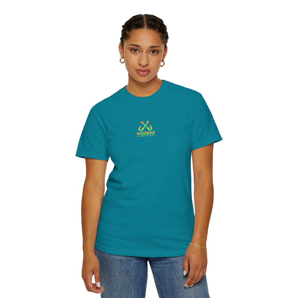 Retro 80s Tripple Fish Fishing Tee — Hooked Horizon Co.  Angler Gifts Ocean Lover Gifts