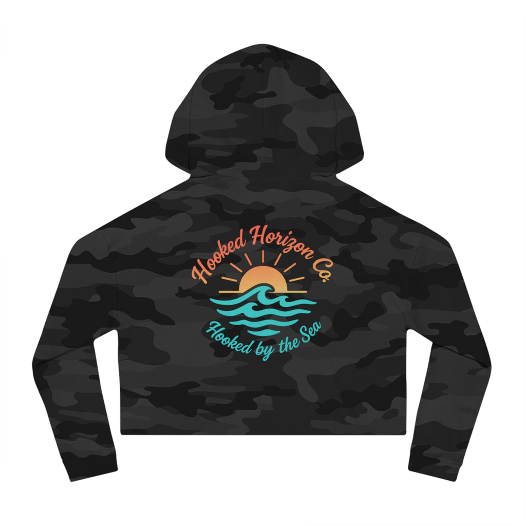 Wave & Sun Deep Drift– "Hooked By The Sea" Hooked Horizon Co. Unisex Hoodie for Ocean Lovers, Nautical Fashion, Cool Weather Gear, Everyday Comfort, Perfect Gift