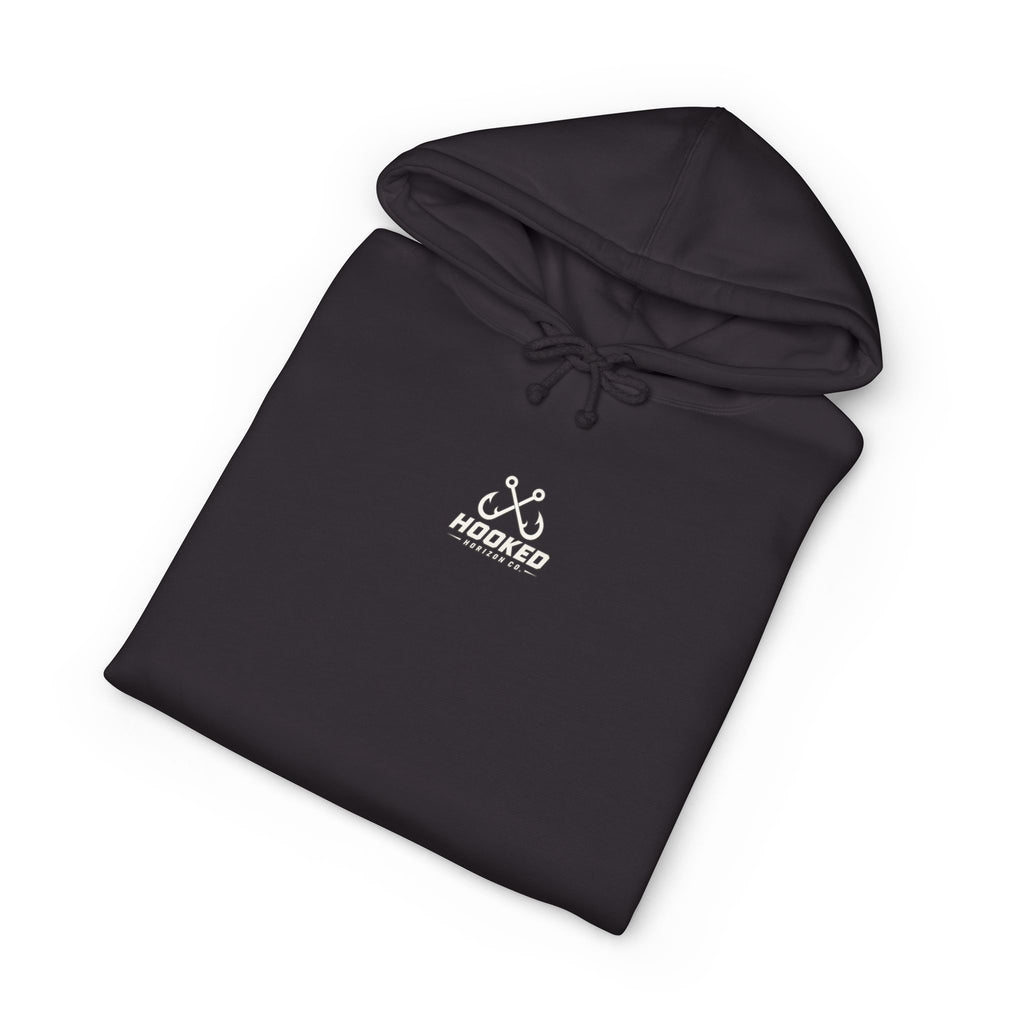 USA Manta Ray Hoodie Hooked Horizon Co. — Fishing Back Graphic Hoodie, Multiple Color Variations