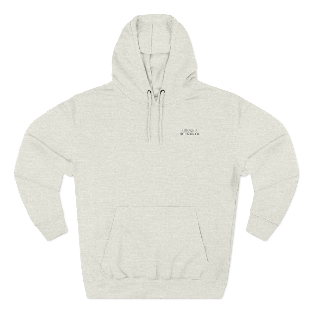 Wave Compass Deep Drift — Hooked Horizon Co. Neon Fishing Hoodie – "Chase the Horizon, Hook the Legend" Graphic