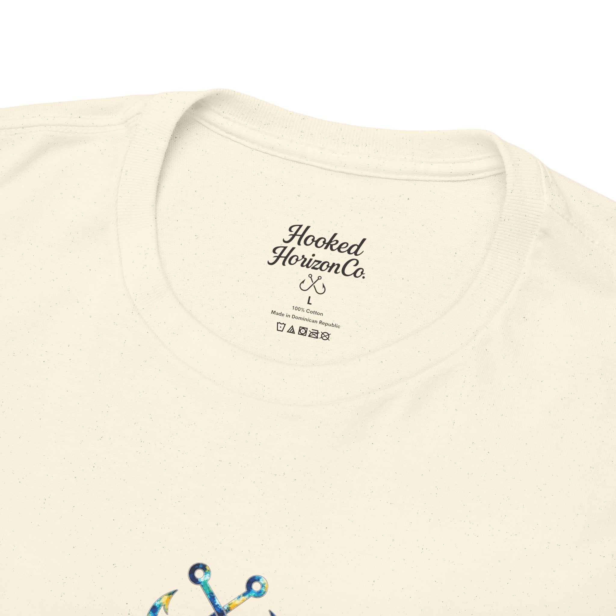Barracuda Hooked Horizon Co Tee—Ocean Graphic Tee — "Beloved" Ray Design