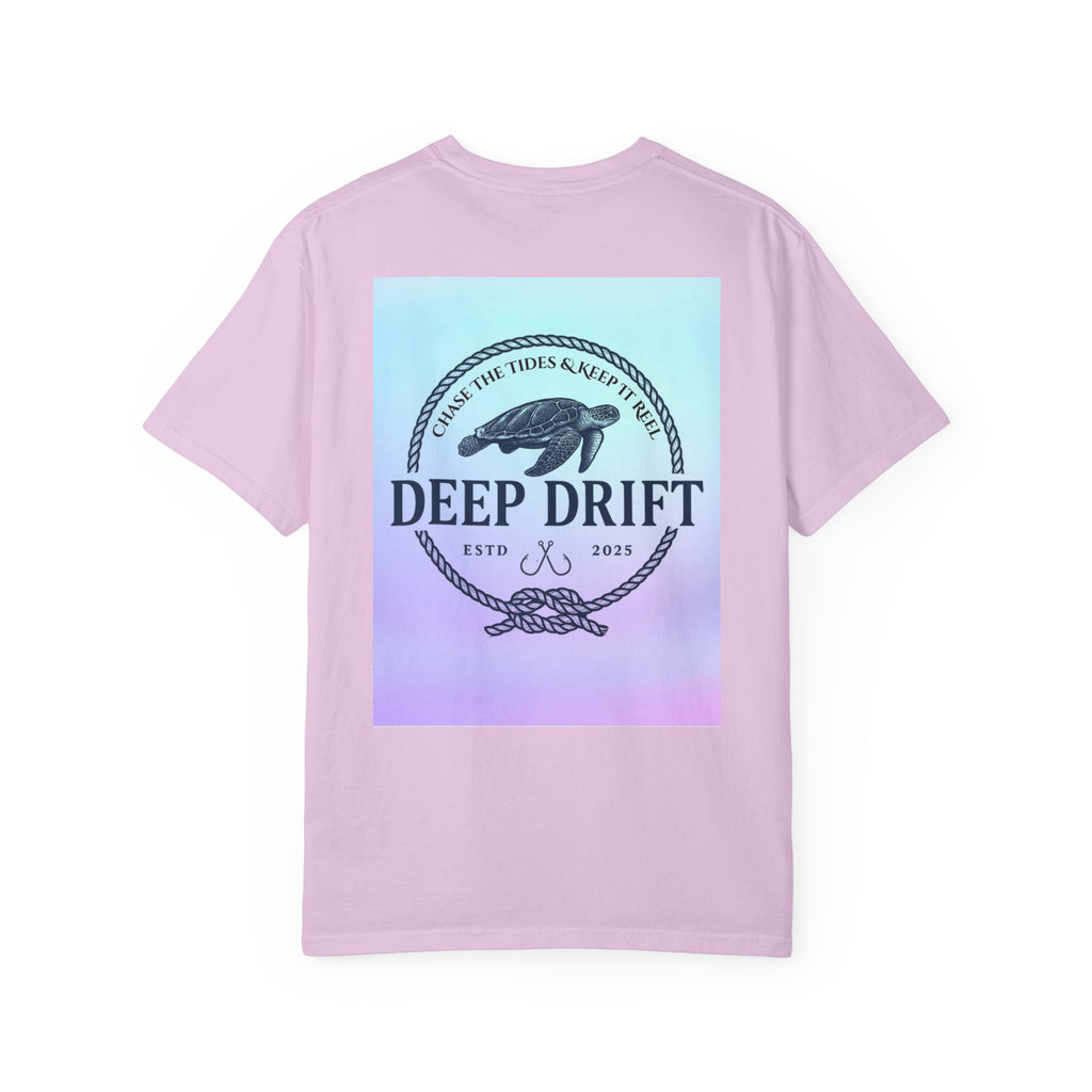 Turtle Ocean Tee, Deep Drift— Hooked Horizon Co.  Angler Gifts Ocean Lover Gifts