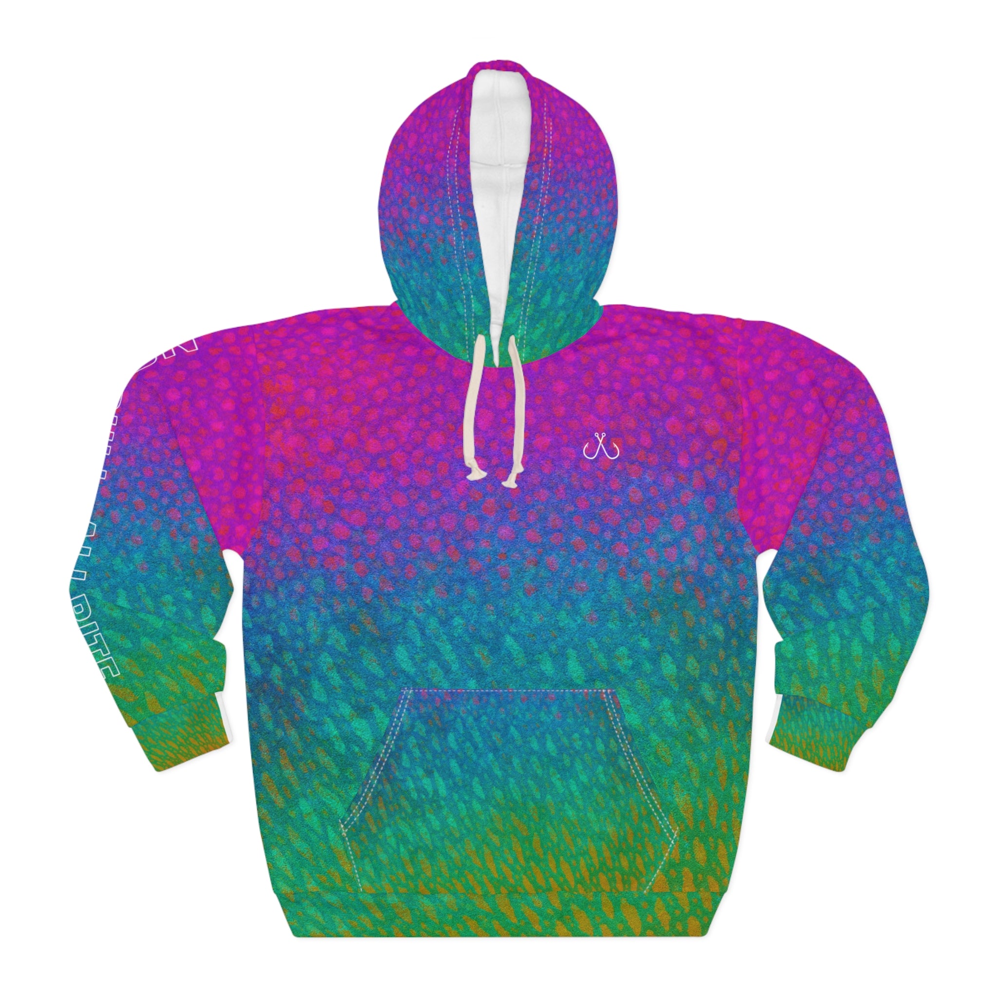 Speckle Color Shark Hoodie — Hooked Horizon Co Neon Ombre Pullover