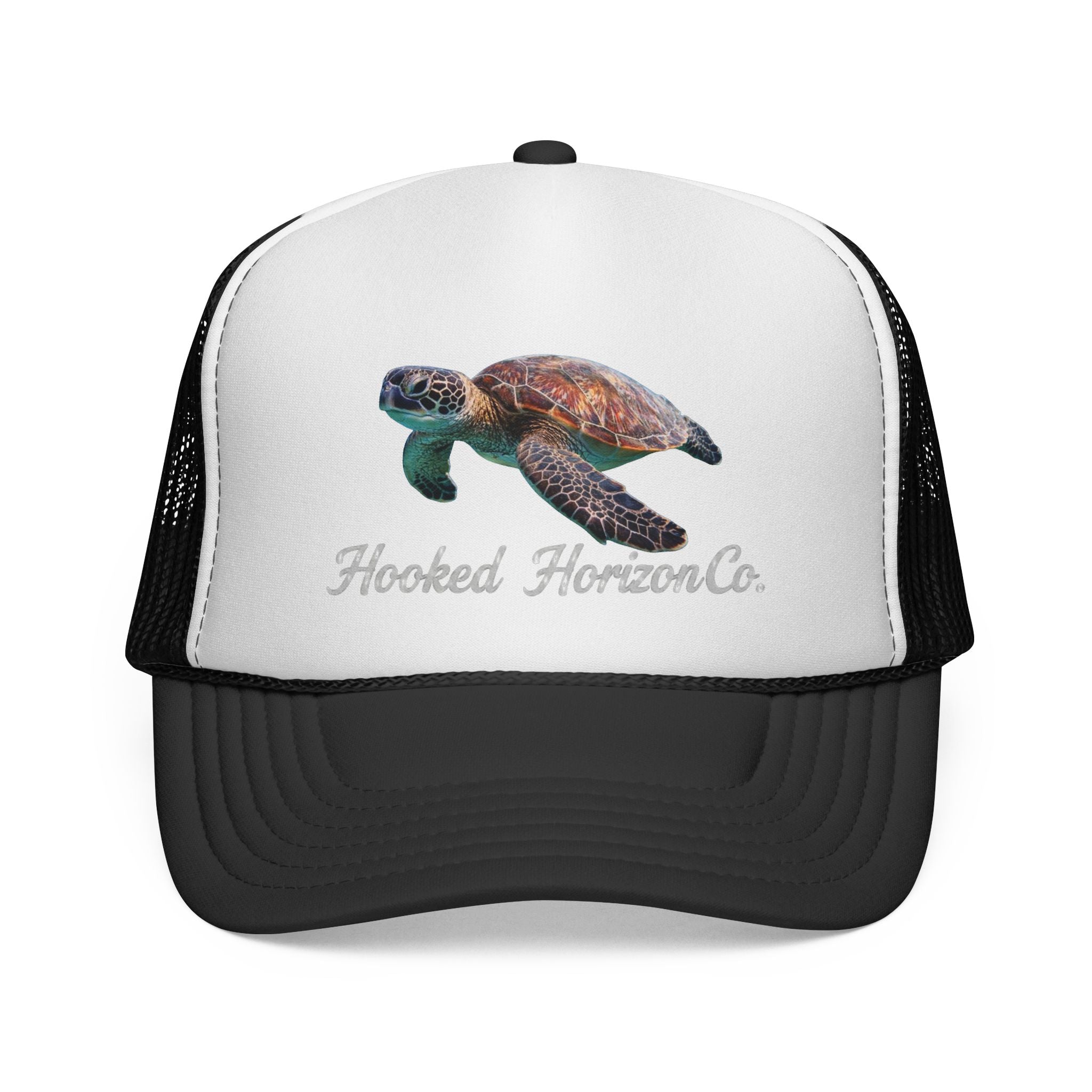 Sea Turtle Trucker Cap — Fishing & Beach Hat