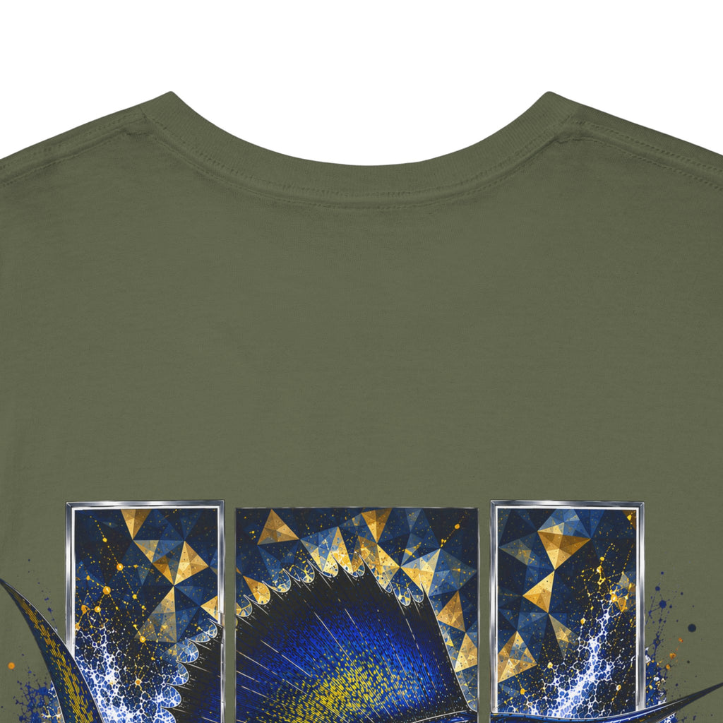 Sail Fish Hooked Horizon Co Tee—Ocean Graphic Tee — "Beloved" Ray Design