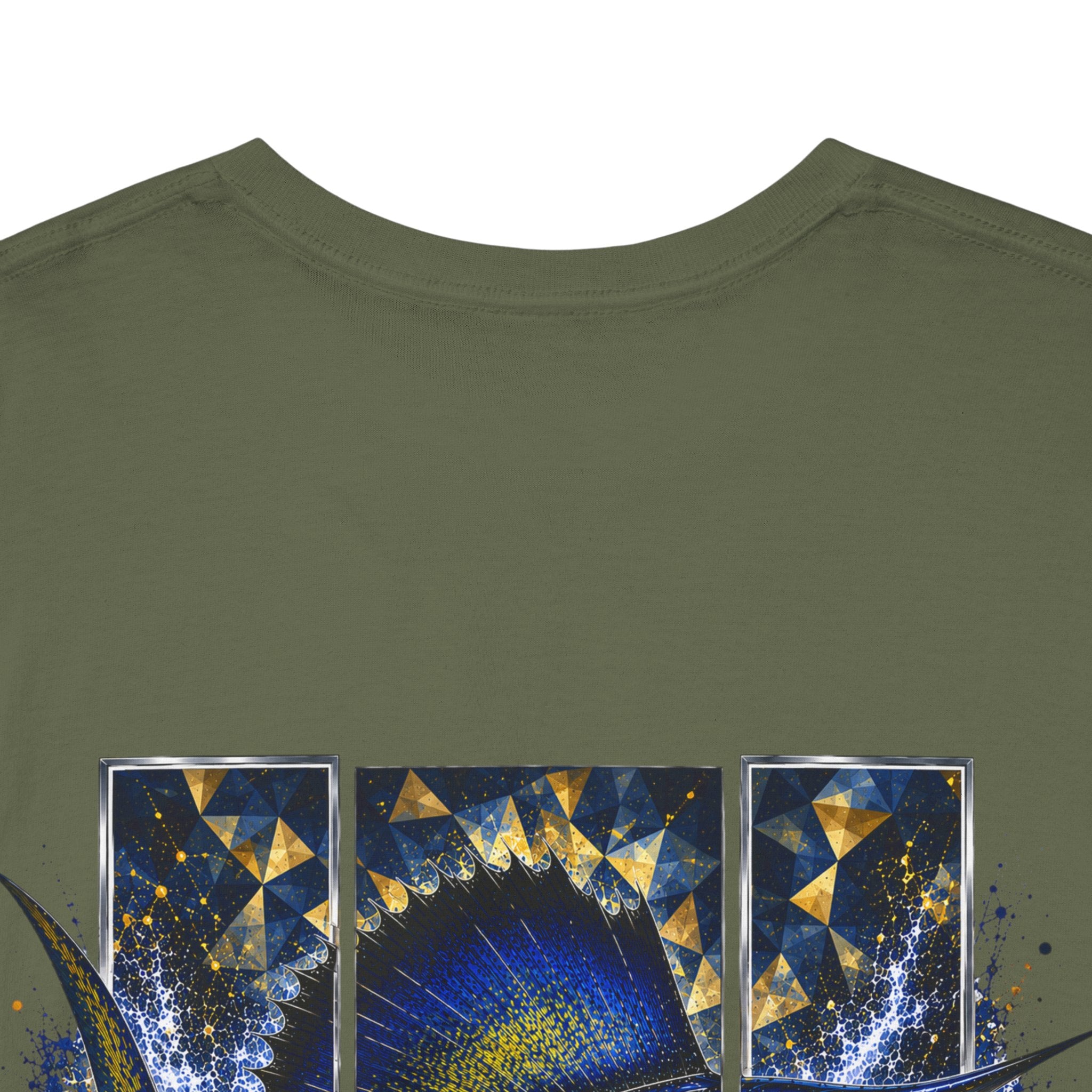 Sail Fish Hooked Horizon Co Tee—Ocean Graphic Tee — "Beloved" Ray Design