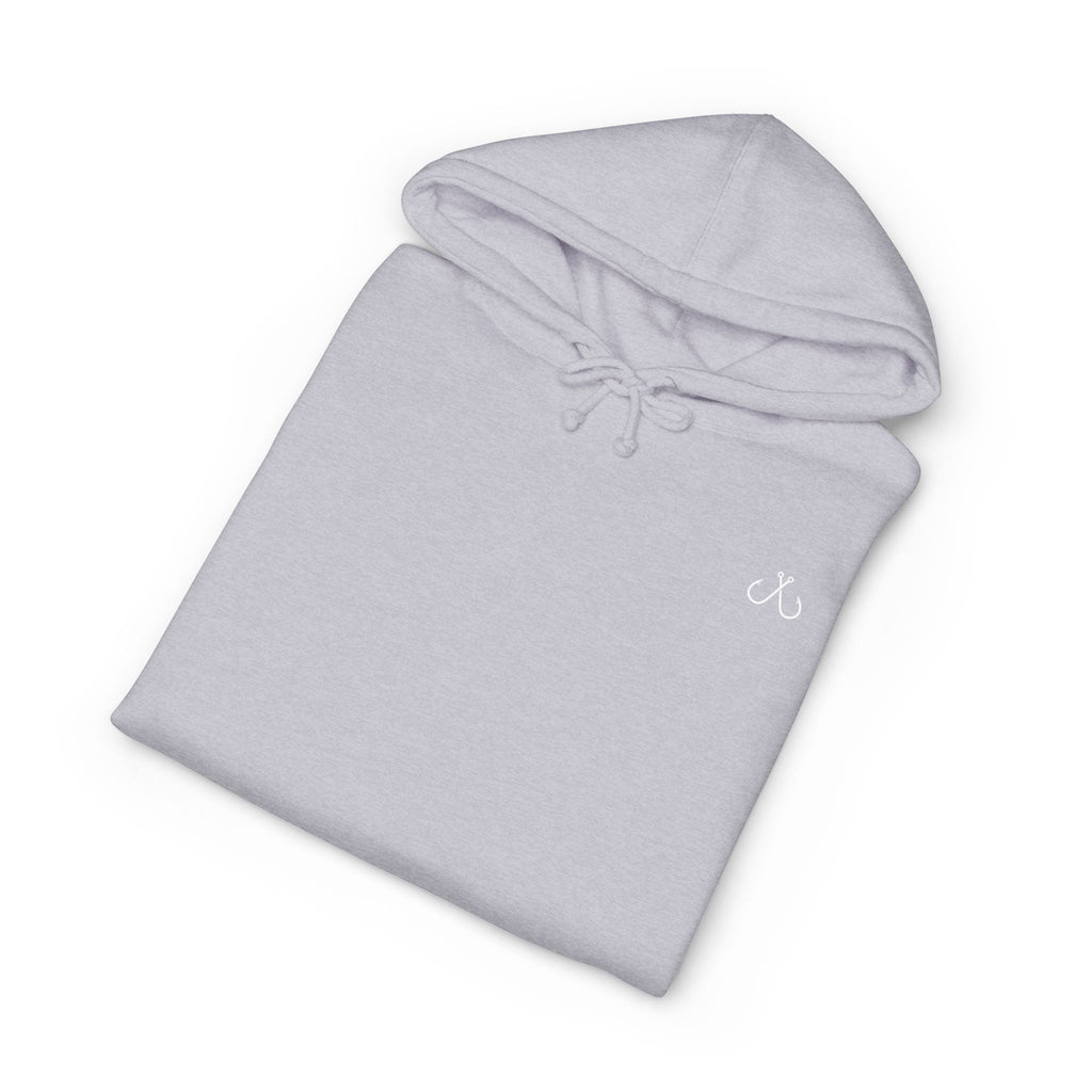 Chasing Legends Not Trends Hoodie Hooked Horizon Co. — Minimal Fishing Back Graphic Hoodie, Multiple Color Variations