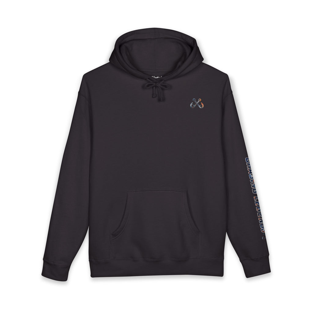 Hammer Head Hoodie Hooked Horizon Co. — Fishing Back Graphic Hoodie, Multiple Color Variations