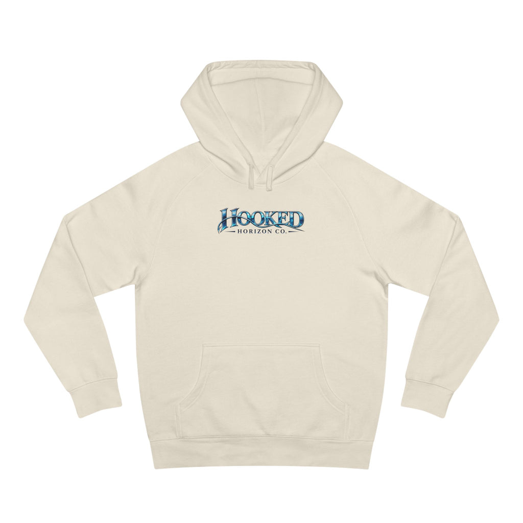 Fishing Boat " Chasing Legends Not Trends "Hooked Horizon Co. Unisex Supply Hoodie