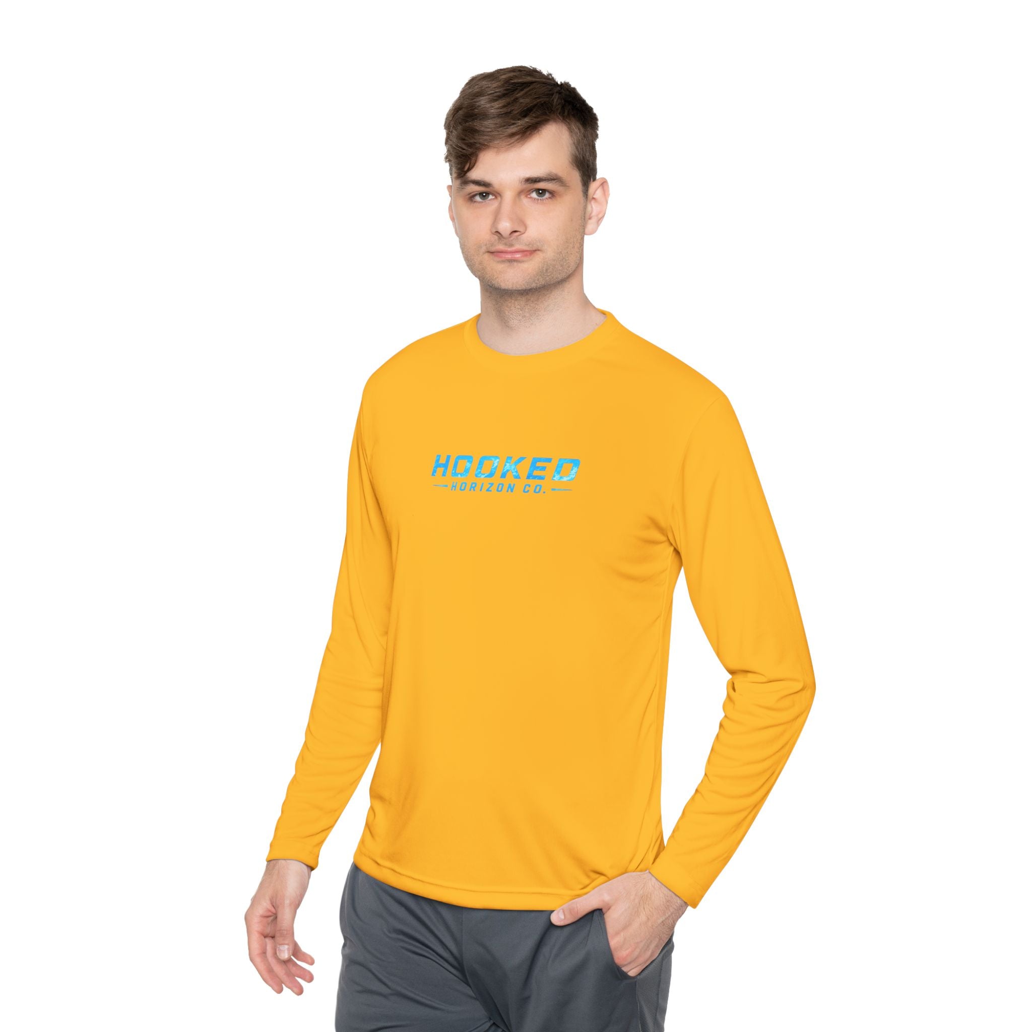 Moisture Wicking Classic Logo Tee—Horizon Co. Anchors Long Sleeve Tee — Lightweight Fishing Shirt