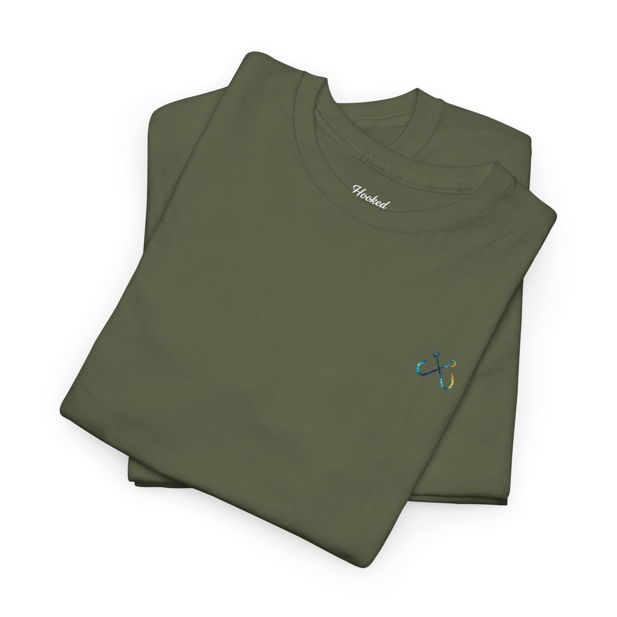 Bull Shark Hooked Horizon Co Tee—Ocean Graphic Tee — "Beloved" Ray Design