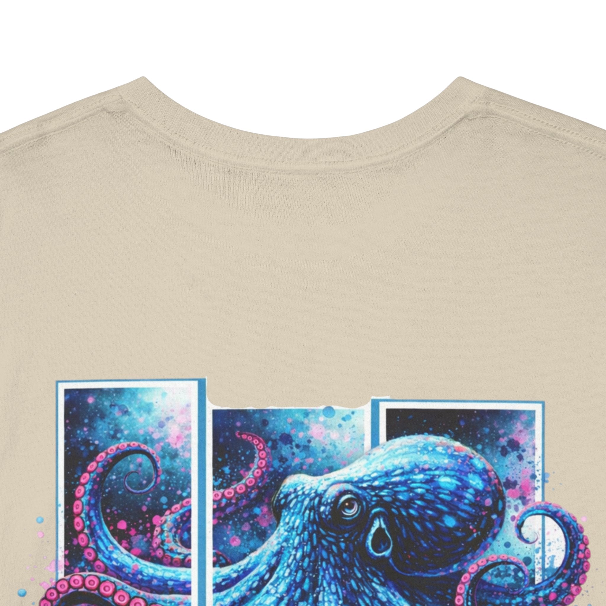 Octopus Hooked Horizon Co Tee—Ocean Graphic Tee — "Beloved" Ray Design