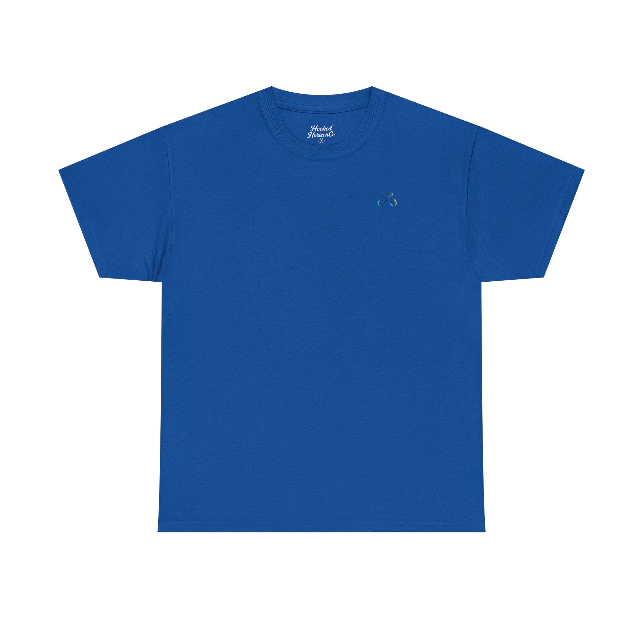 Bull Shark Hooked Horizon Co Tee—Ocean Graphic Tee — "Beloved" Ray Design