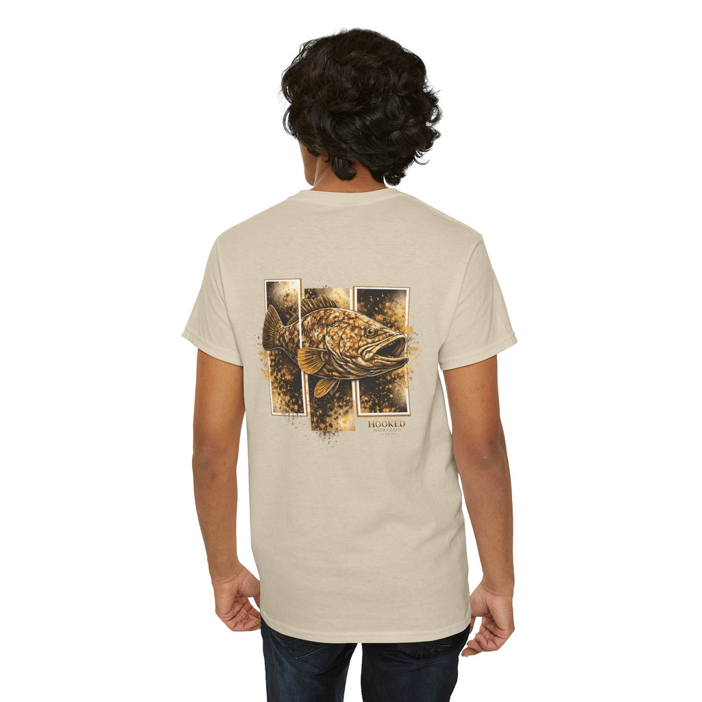 Grouper Hooked Horizon Co Tee—Ocean Graphic Tee — "Beloved" Ray Design