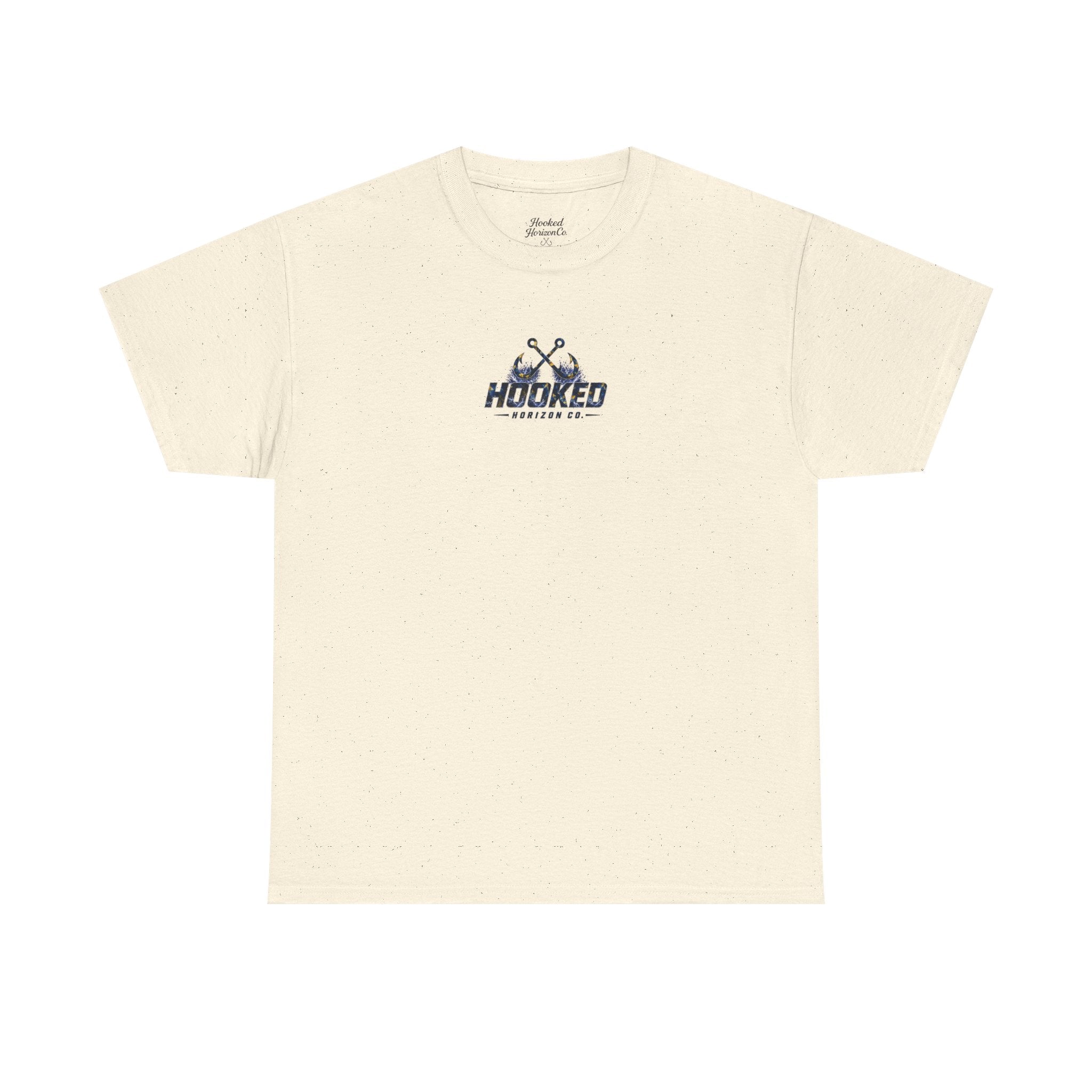 Sail Fish Hooked Horizon Co Tee—Ocean Graphic Tee — "Beloved" Ray Design