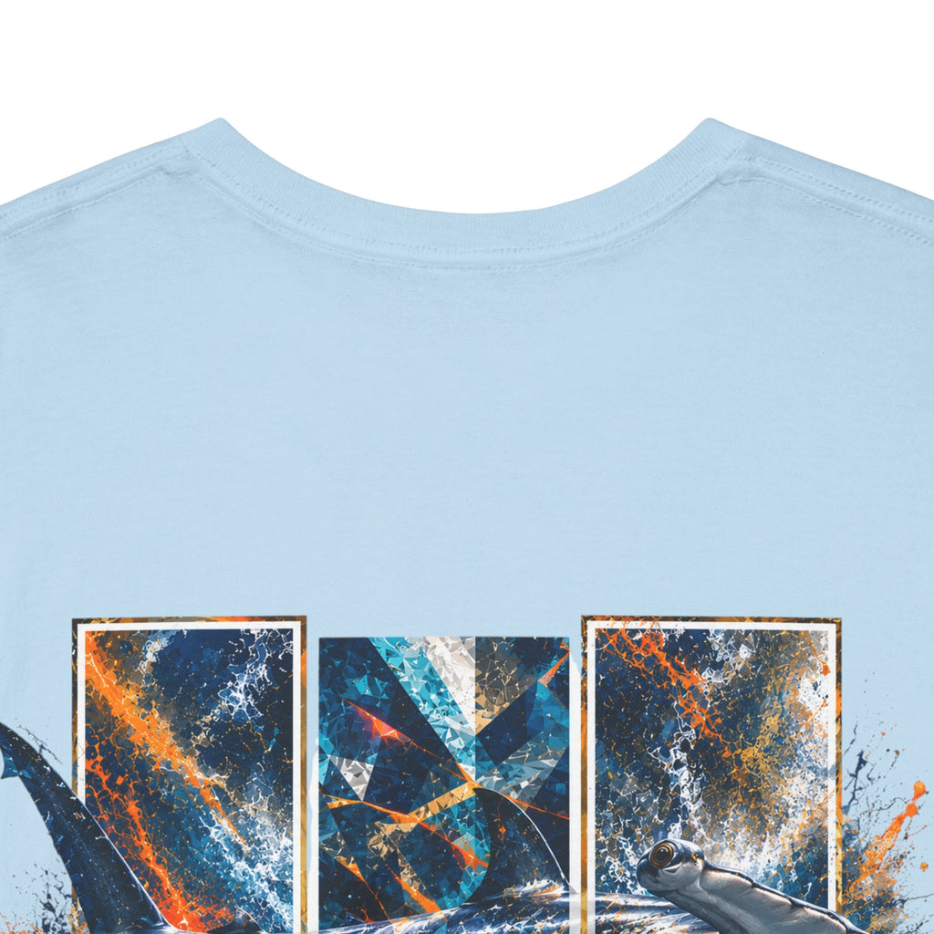 Hammer Head Hooked Horizon Co Tee—Ocean Graphic Tee — "Beloved" Ray Design