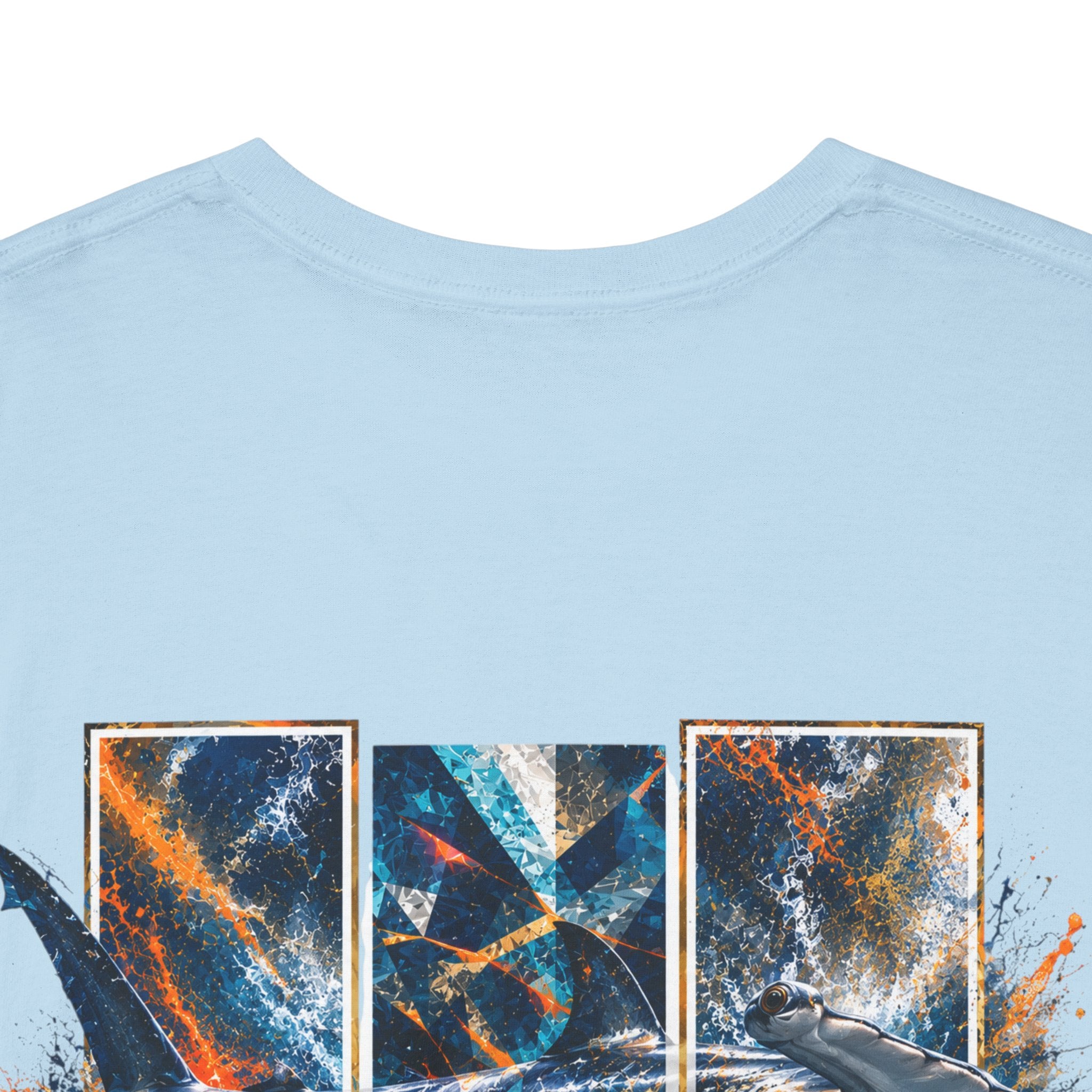 Hammer Head Hooked Horizon Co Tee—Ocean Graphic Tee — "Beloved" Ray Design