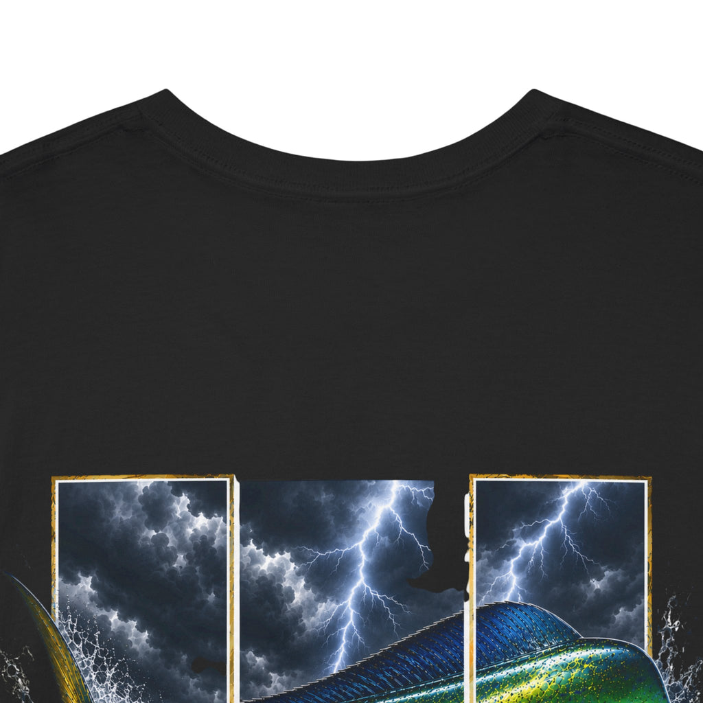 Mahi Mahi Hooked Horizon Co Tee—Ocean Graphic Tee — "Beloved" Ray Design