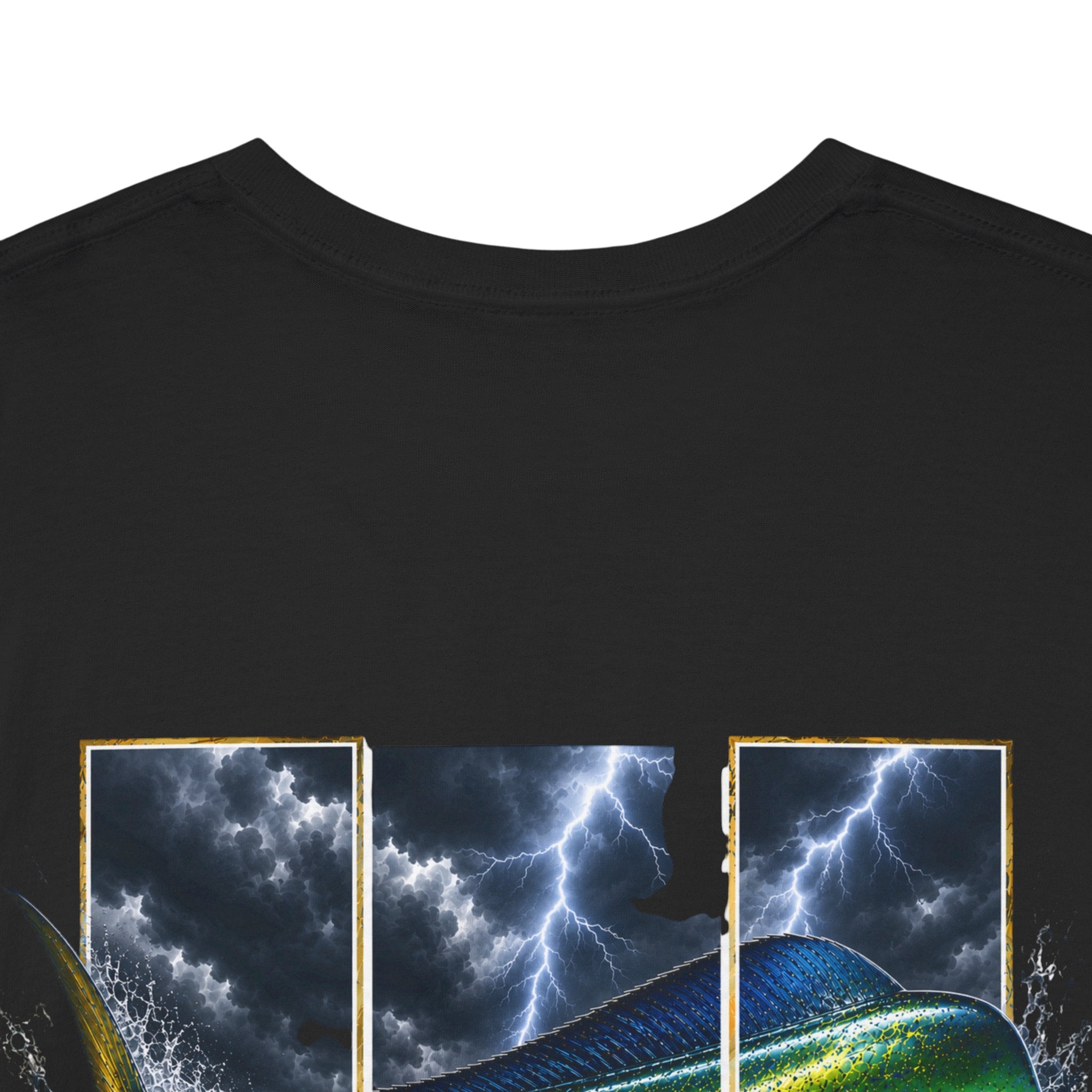 Mahi Mahi Hooked Horizon Co Tee—Ocean Graphic Tee — "Beloved" Ray Design