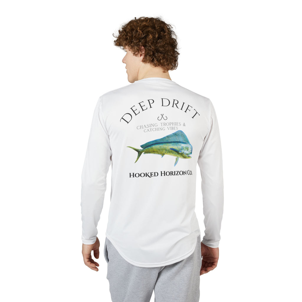 Men's UV Protection Long Sleeve Mahi Mahi Fishing Shirt, Outdoor Adventure Apparel, Salt Life Tee, Gifts for Fishermen, Beachwear, Sun [...]