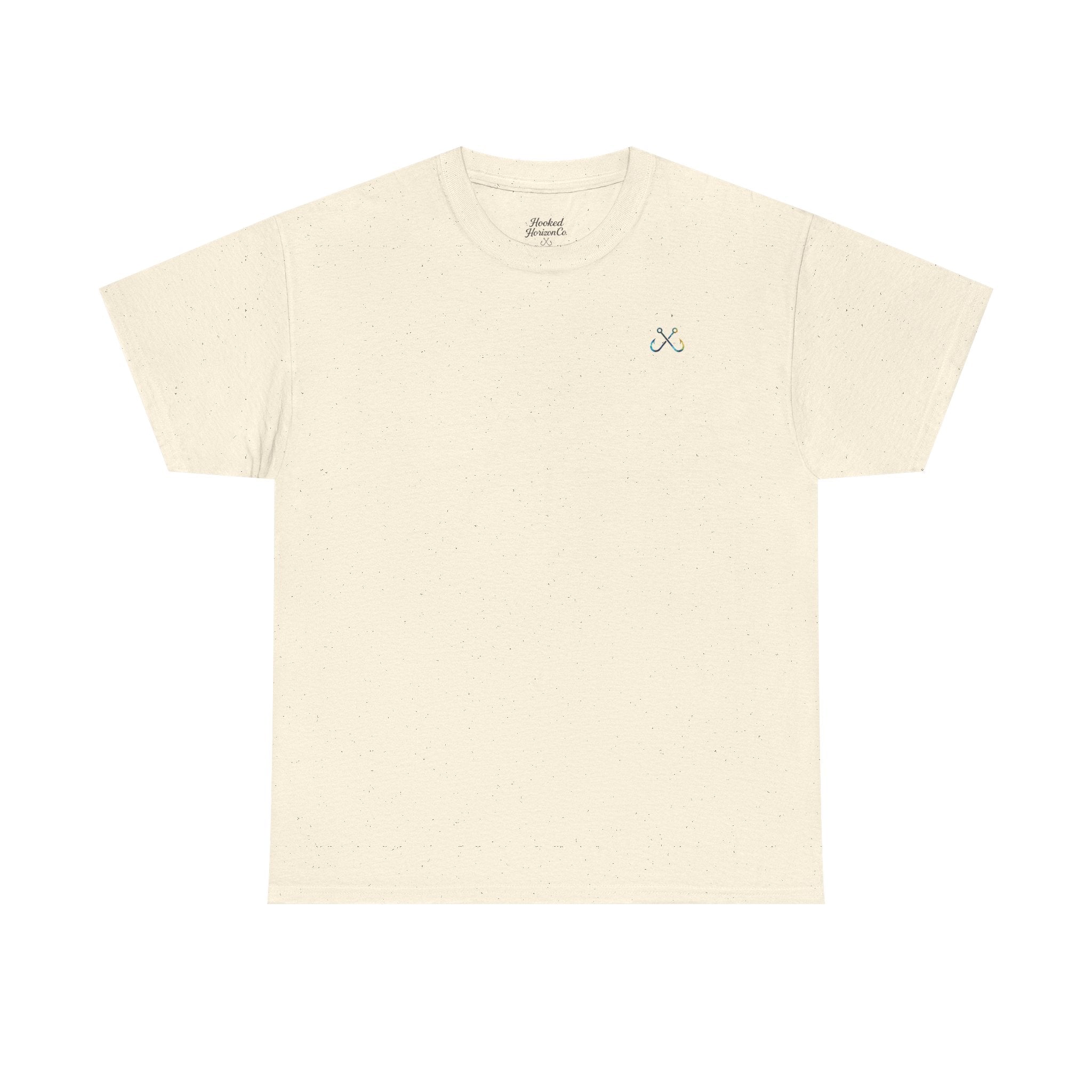 Bull Shark Hooked Horizon Co Tee—Ocean Graphic Tee — "Beloved" Ray Design