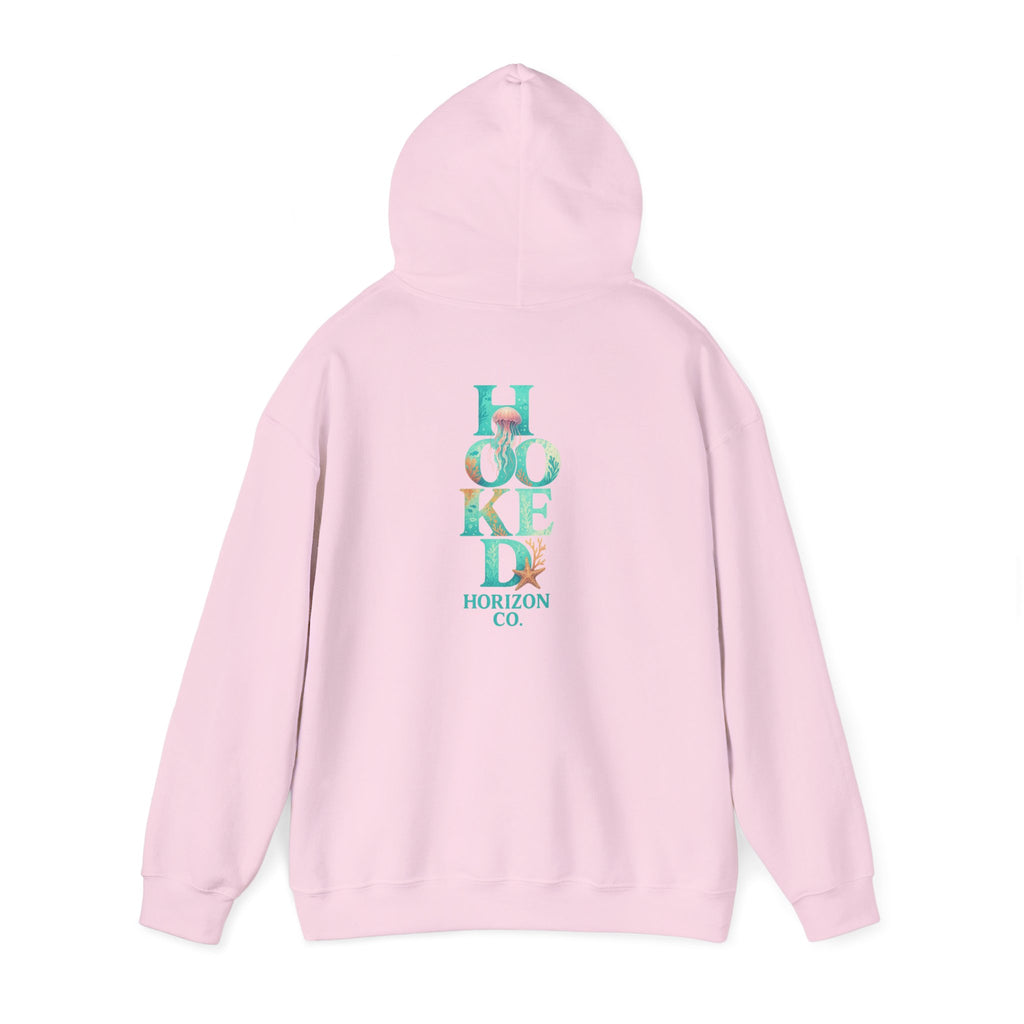 Neon Turtle Deep Drift Hooked Horizon Co. Unisex Heavy Blend™ Hooded Sweatshirt