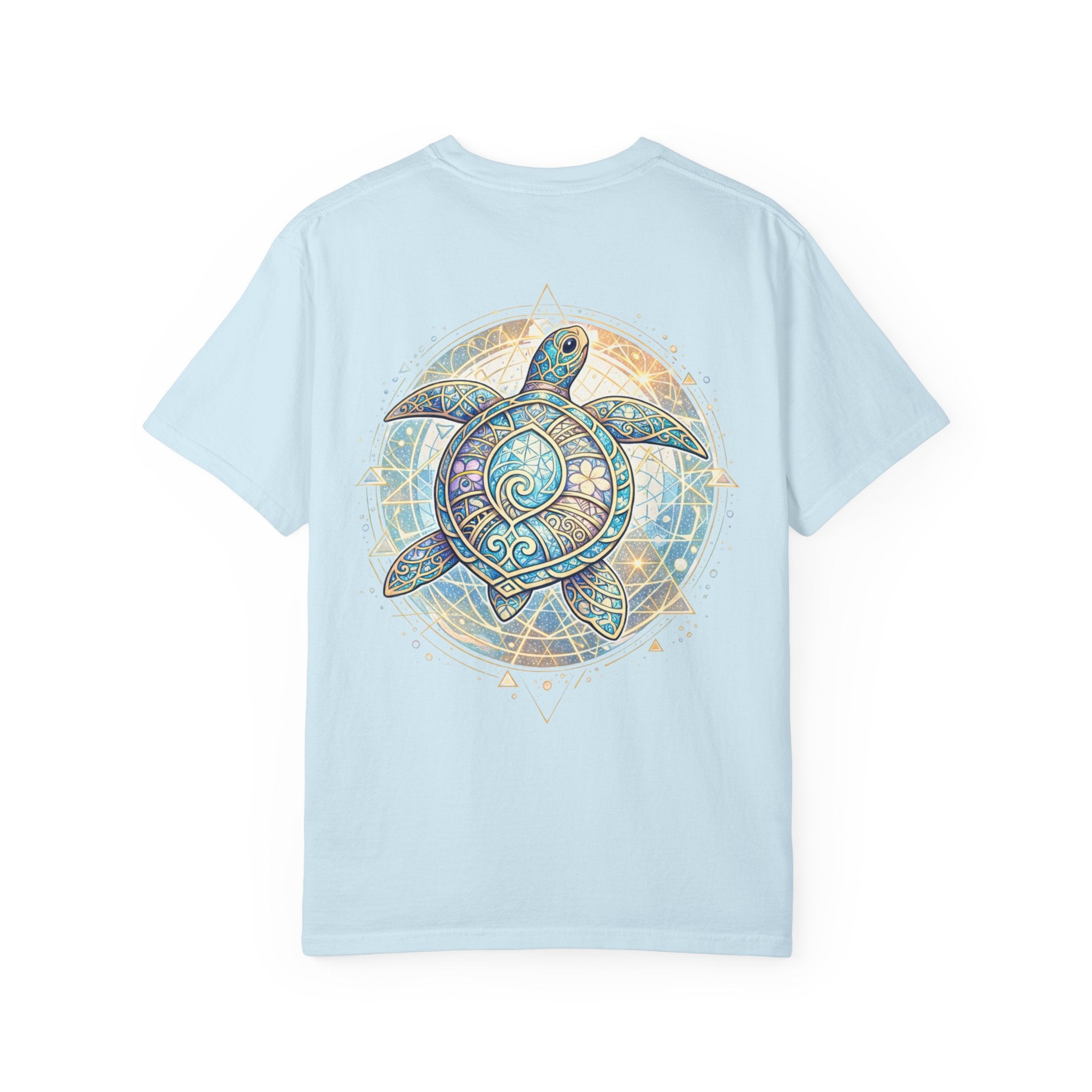 Turtle Geometric Inspiration T-Shirt - Hooked Horizon Co. Fishing Tee for Angler Lovers
