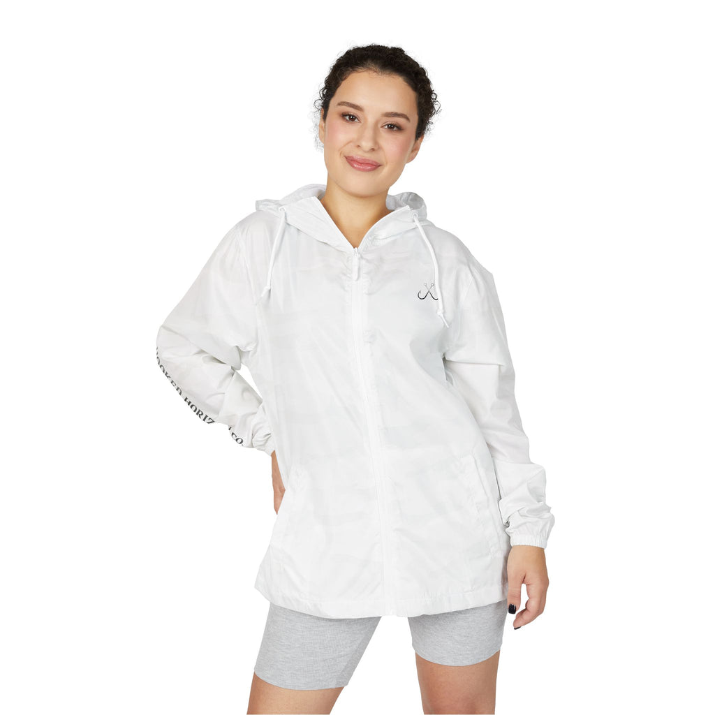 Chasing Legends Not Trends Compass Graphic Windbreaker Jacket — Nautical Adventure Hooded Windbreaker