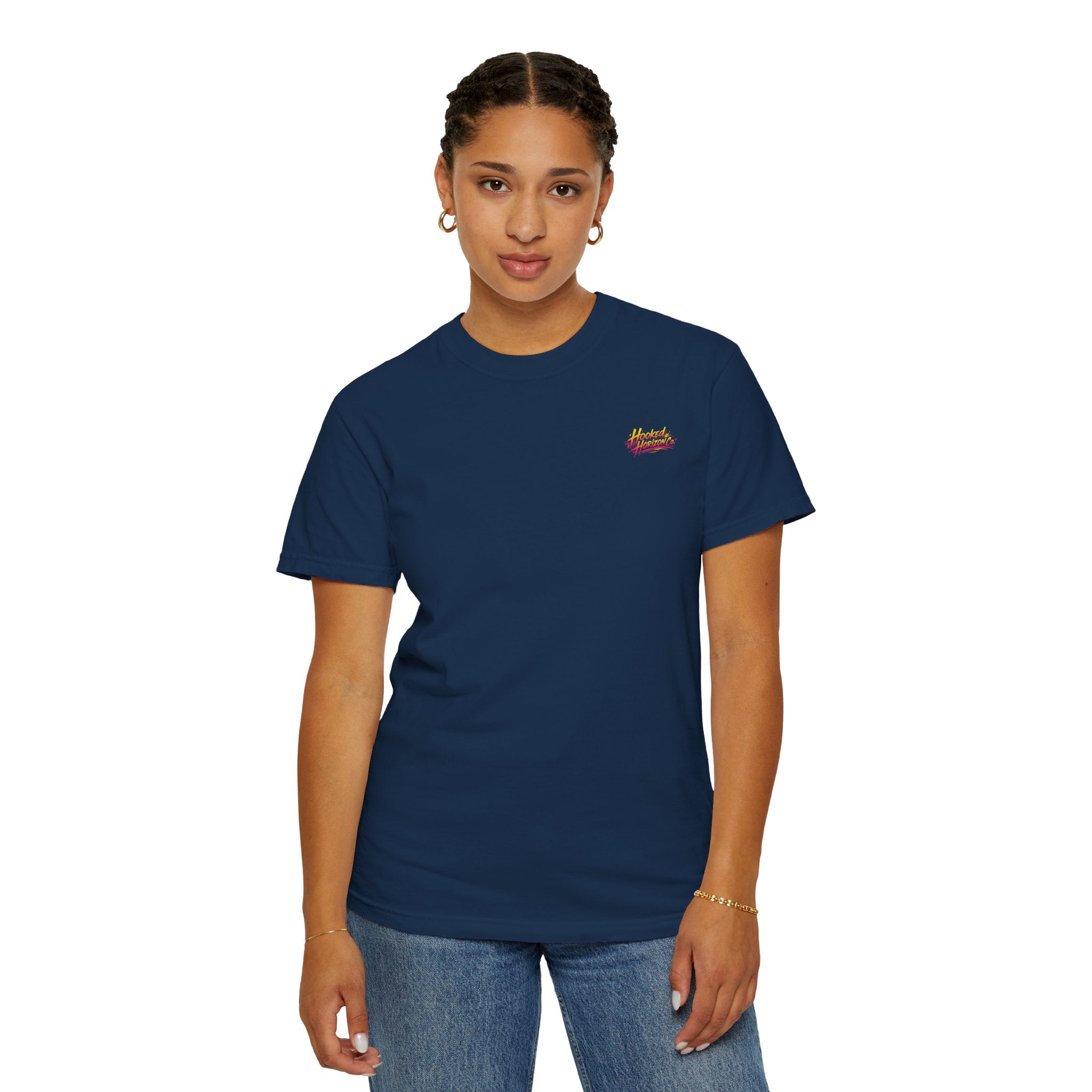 Hooked & Hammered Fishing T-shirt, Hooked Horizon Co, Angler Gifts, Shark Lovers