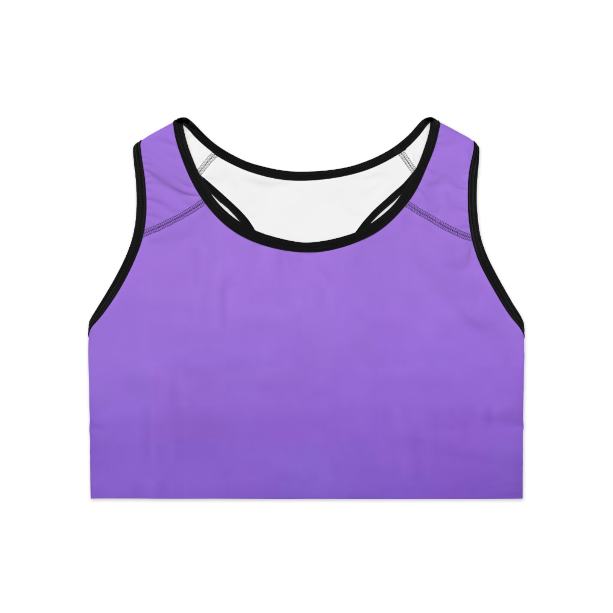 Lilac Purple Deep Drift Hooked Horizon Co. Stylish Sports Bra for Active Women, Workout Top, Gym Essential, Fitness Apparel, Athleisure Wear, Yoga Gear