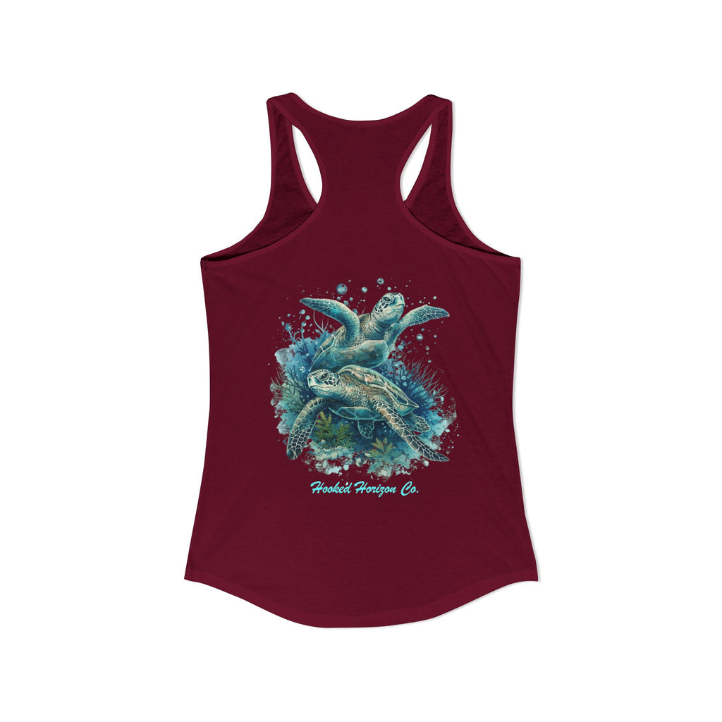 Sea Turtle Deep Drift– Hooked Horizon Co. Gifts for Ocean Lovers, Nautical Fashion, Everyday Comfort, Perfect Gift for Her