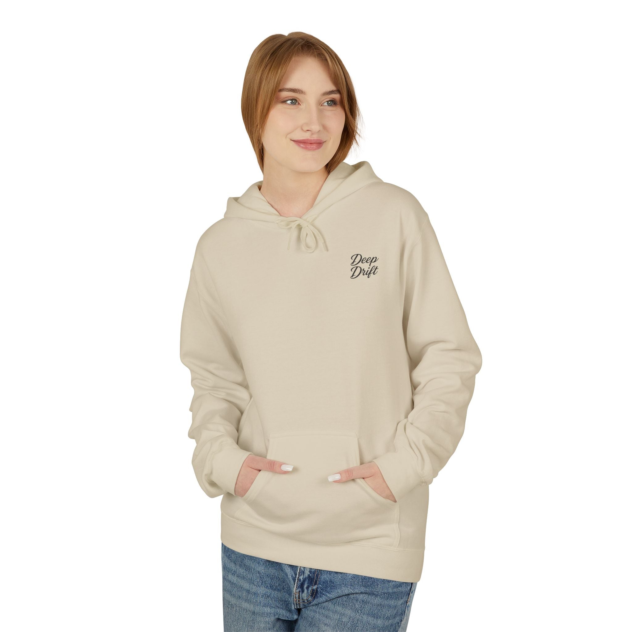 Deep Drift Wave & Shark Fishing Hoodie — Hooked Horizon Co. Pullover, Multiple Color Variations