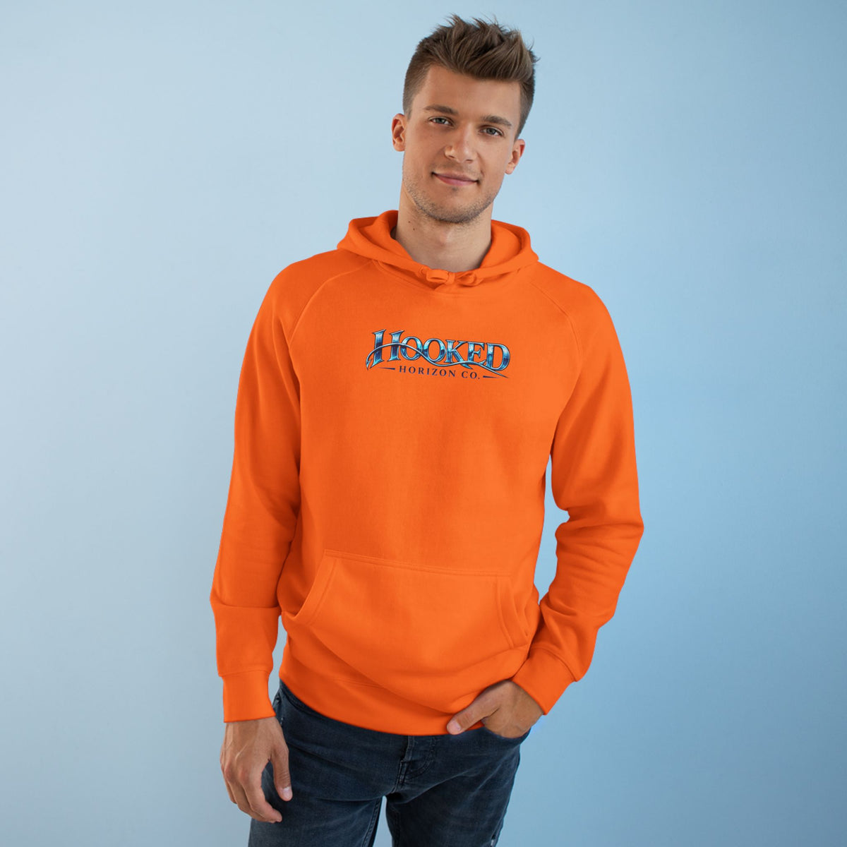 Fishing Boat " Chasing Legends Not Trends "Hooked Horizon Co. Unisex Supply Hoodie