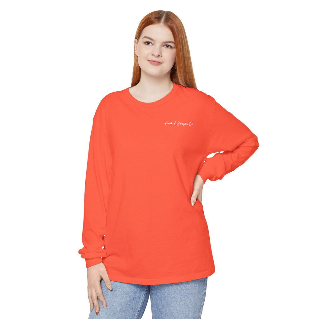 Chasing Legends Tarpon, Mahi Mahi, TunaSaltwater Fish Long Sleeve Tee — Hooked Horizon Co. Graphic Shirt