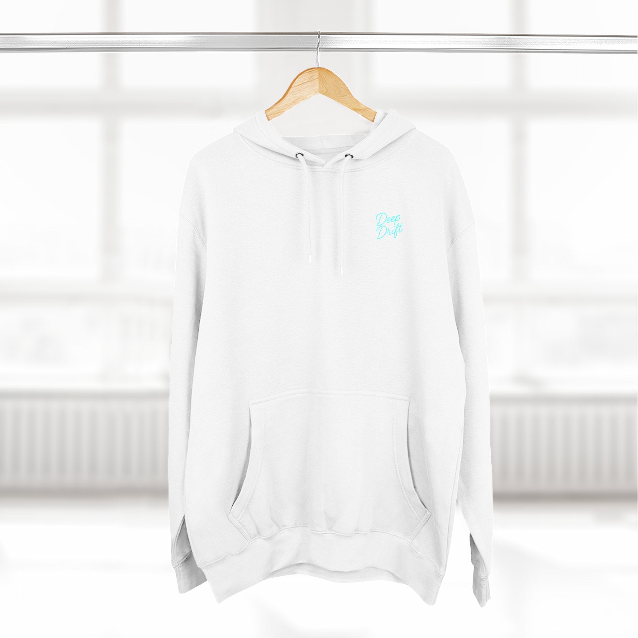Wave & Sun Deep Drift– "Hooked By The Sea" Hooked Horizon Co. Unisex Zip Hoodie for Ocean Lovers, Nautical Fashion, Cool Weather Gear, Everyday Comfort, Perfect Gift