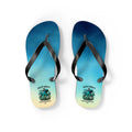 Ocean-Inspired Flip Flops, Summer Sandals, Beach Footwear, Deep Drift, Vacation Essentials, Nautical Gift