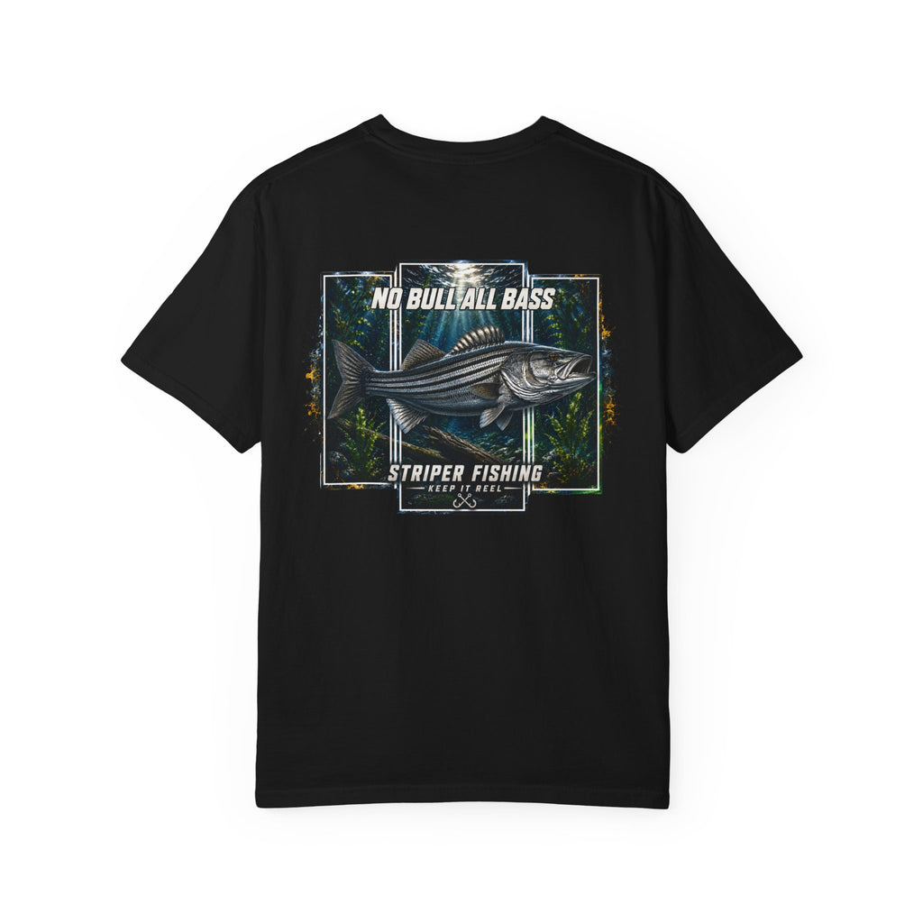 Saltwater Sea Striper Fishing Tee — Hooked Horizon Co.  Angler Gifts Ocean Lover Gifts