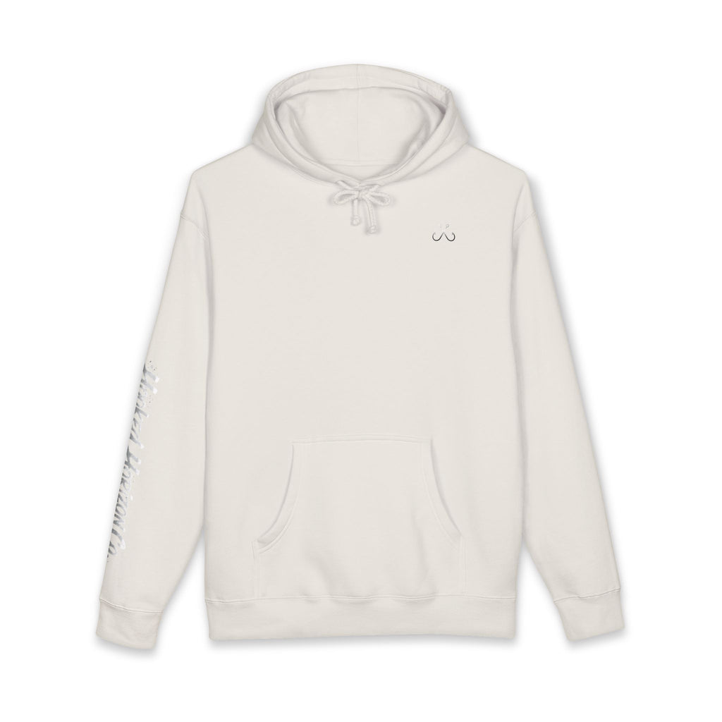 Lion Fish Skeleton Hoodie Hooked Horizon Co. — Minimal Skeletal Fish Back Graphic Hoodie, Multiple Color Variations