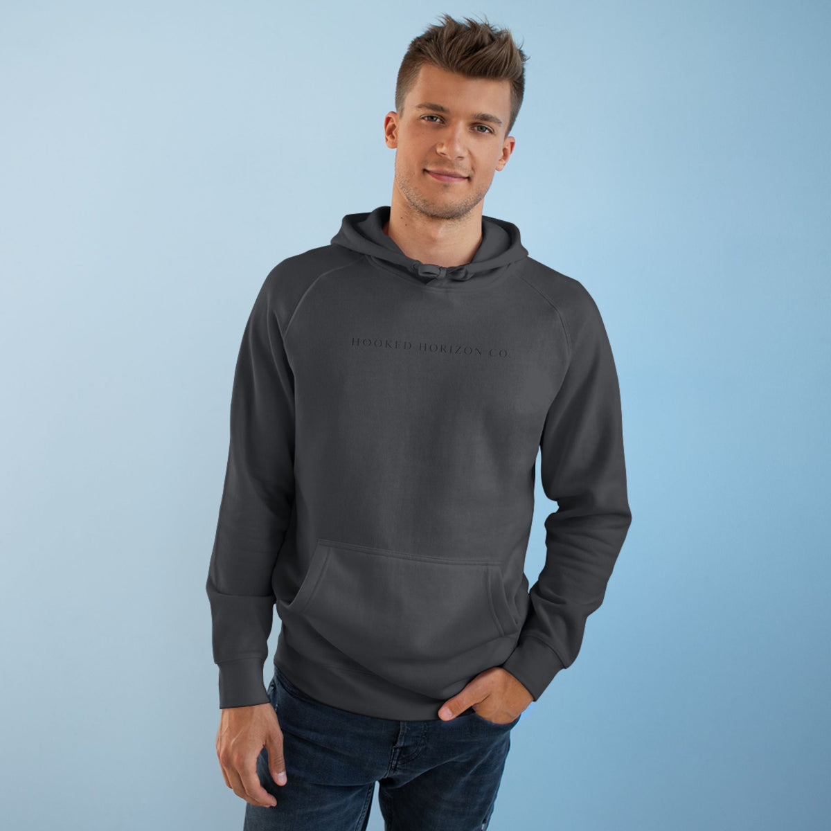 Shark Hoodie— "Deep Drift On The Water" Hooked Horizon Co. Unisex Supply Hoodie
