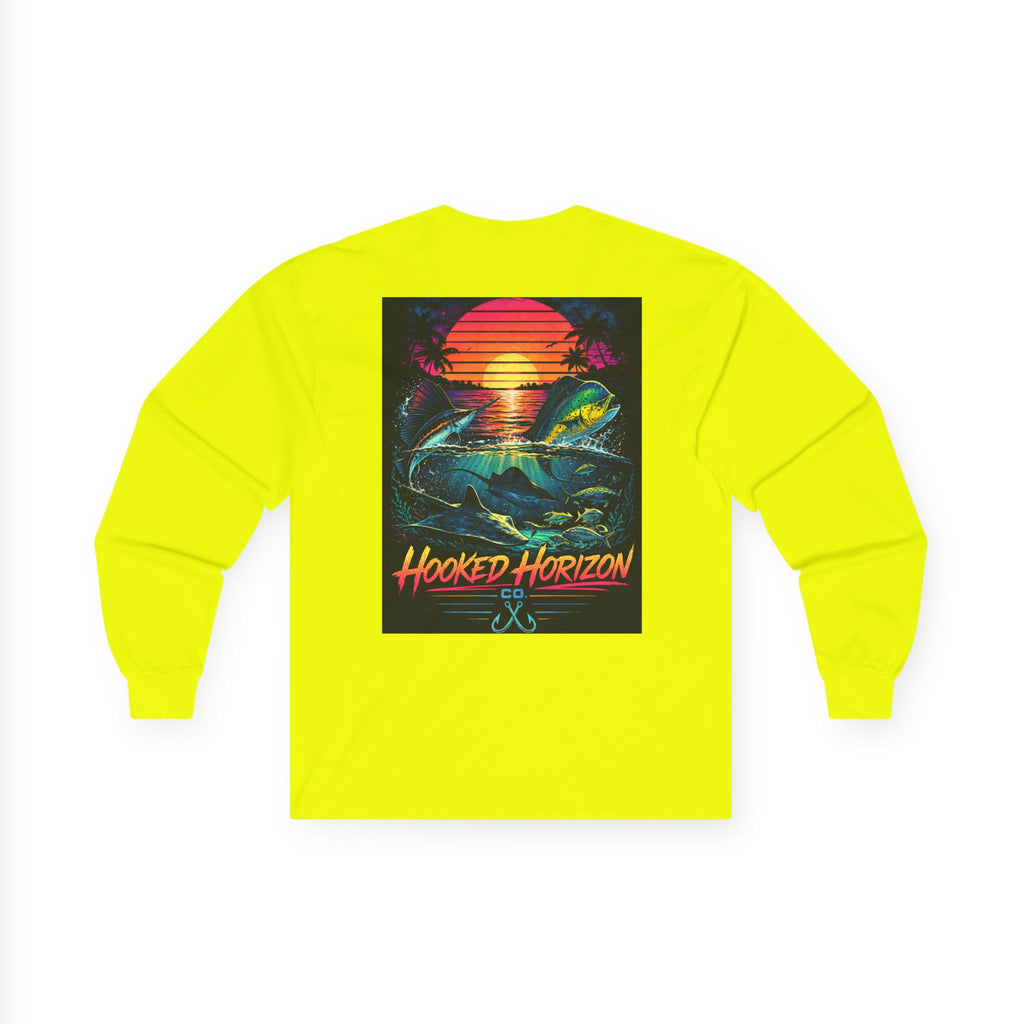 Hooked Horizon Co.  Sunset Long Sleeve Tee— Multiple Color Variations