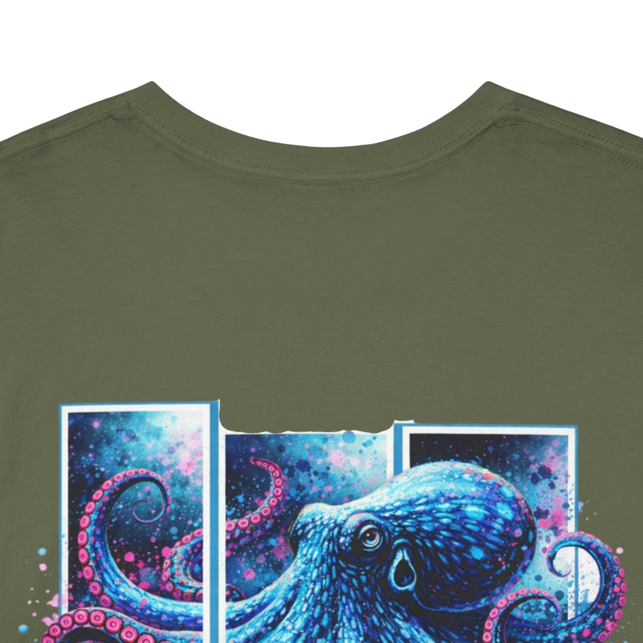 Octopus Hooked Horizon Co Tee—Ocean Graphic Tee — "Beloved" Ray Design