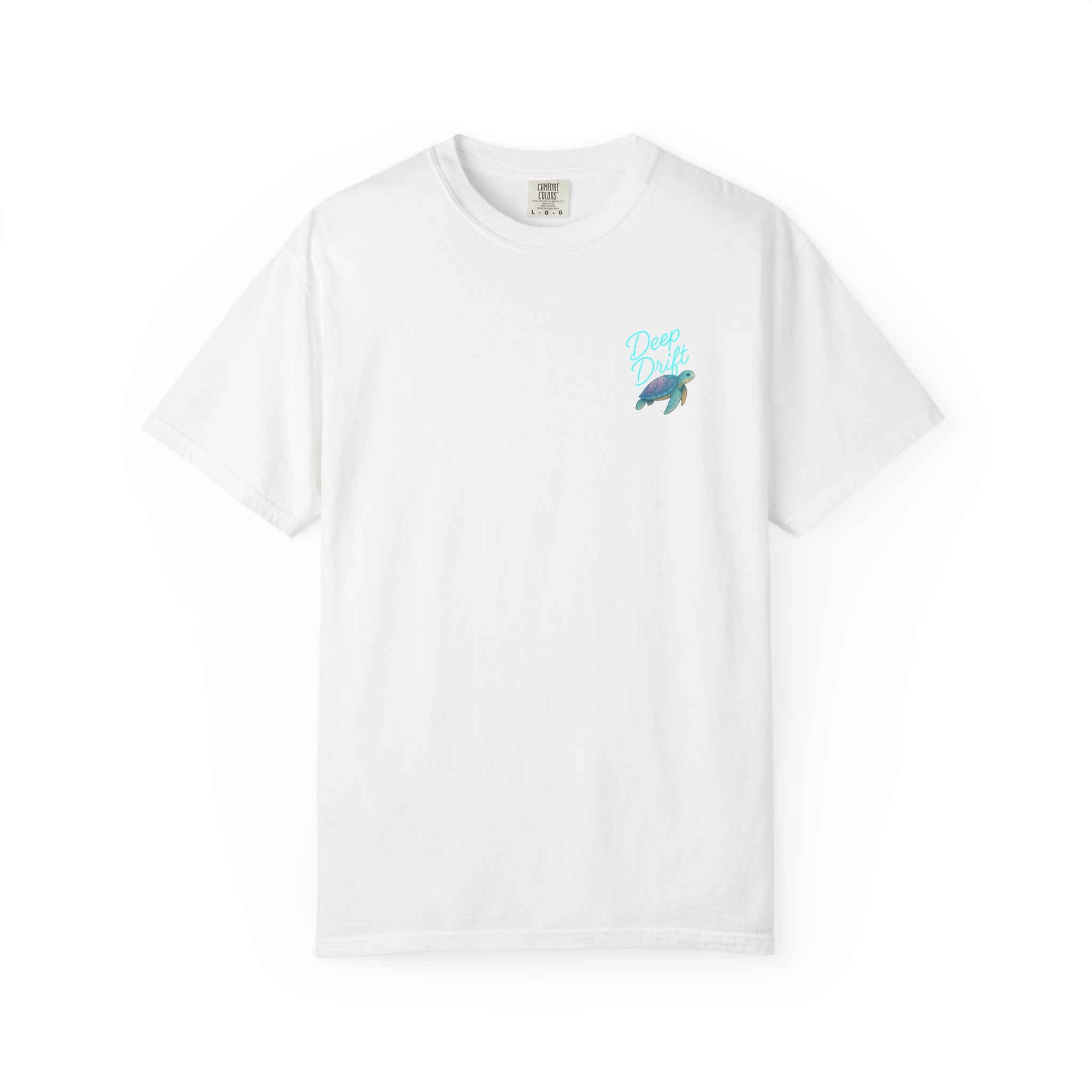 Turtle Deep Drift T-shirt, Hooked Horizon Co, Angler Gifts