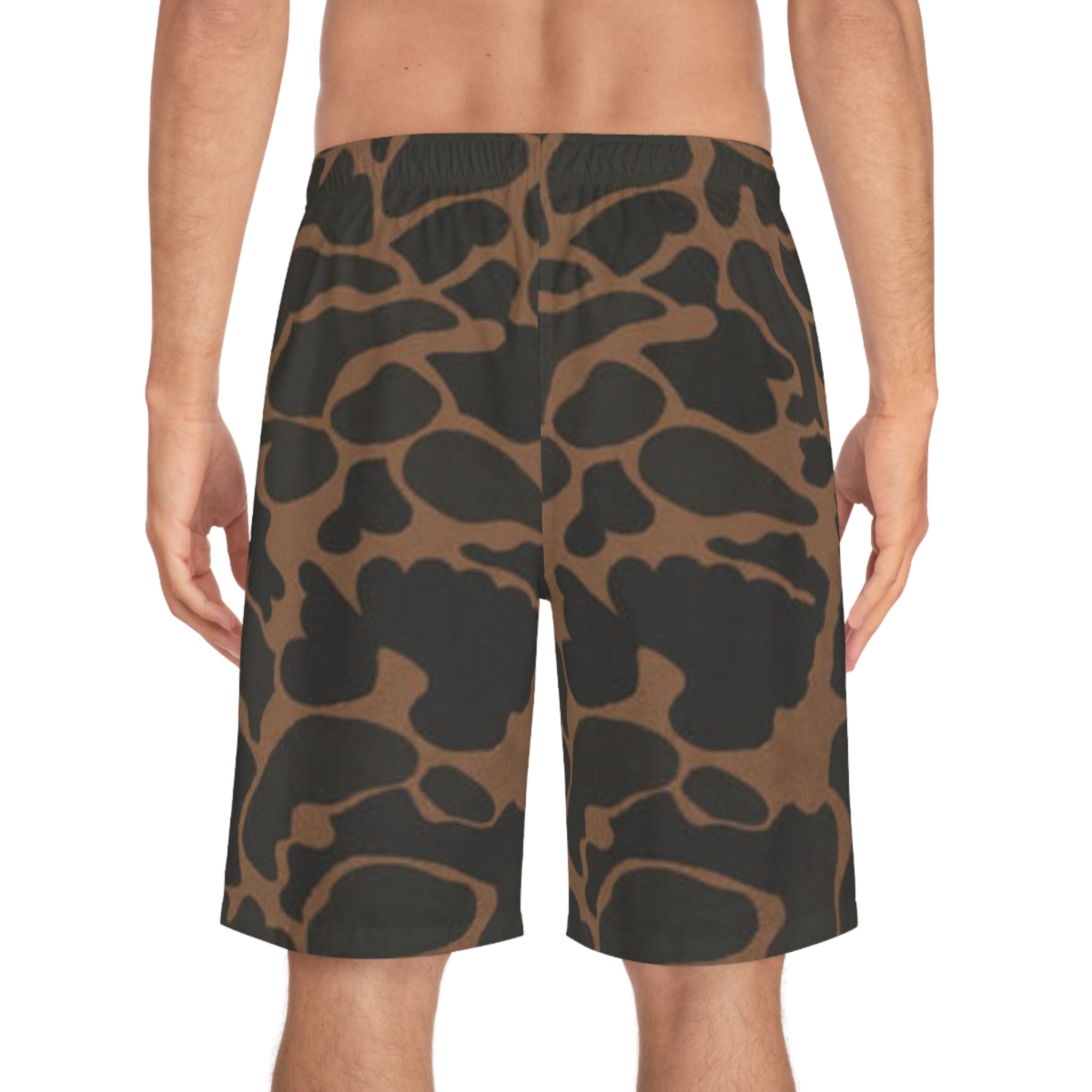 Duck Camo-Inspired Board Shorts, Swimwear for Beach Days, Summer Vacations, Pool Parties, Surfing Attire, Water Sports
